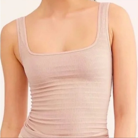 NWT Free People Square One Seamless Cami Nude Size XS/S - Picture 8 of 9